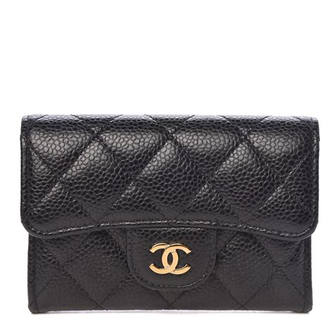 chanel cardholder flap|fashionphile Chanel caviar card holder.